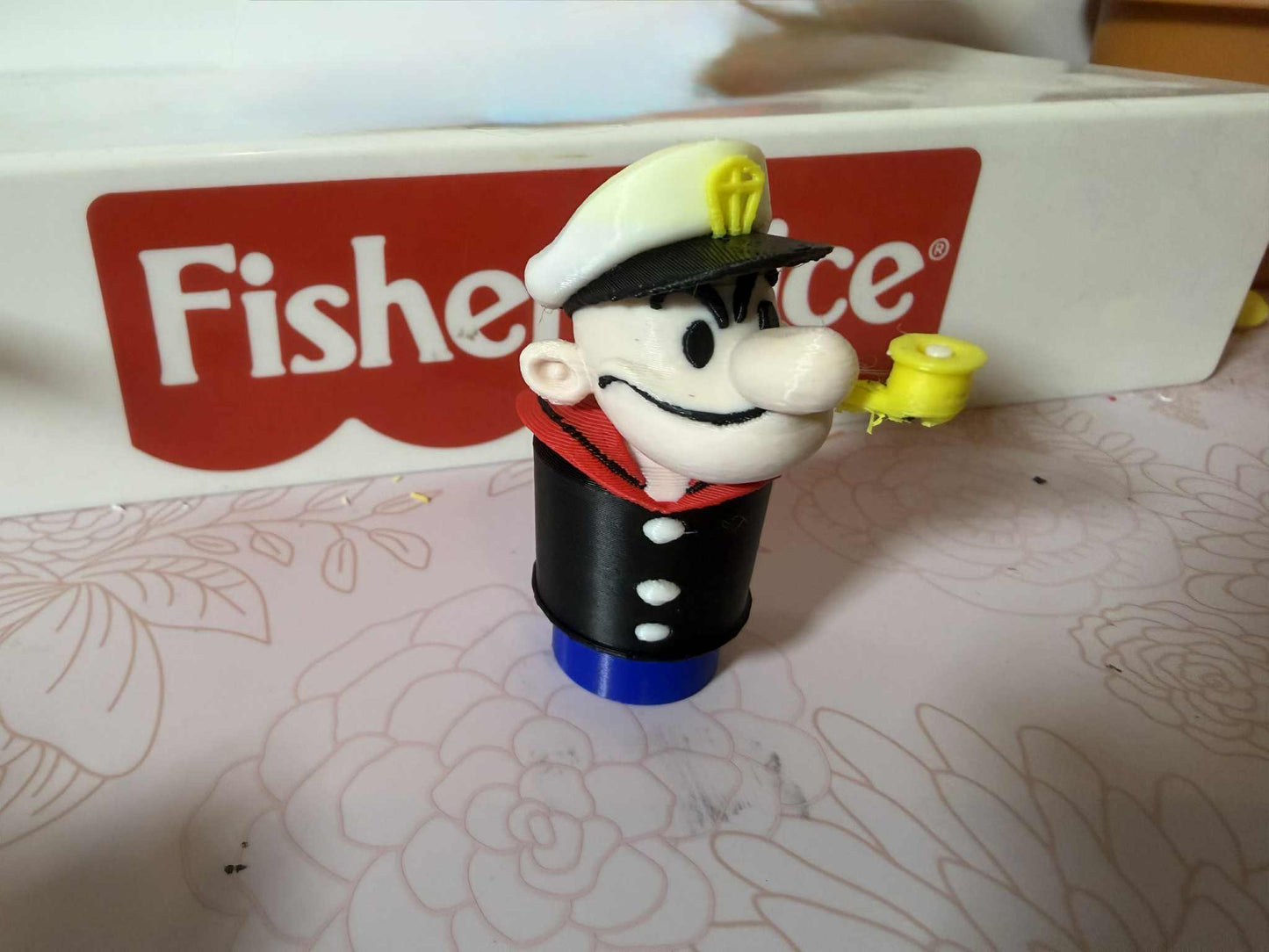 Custom Popeye Figure in Little People Scale