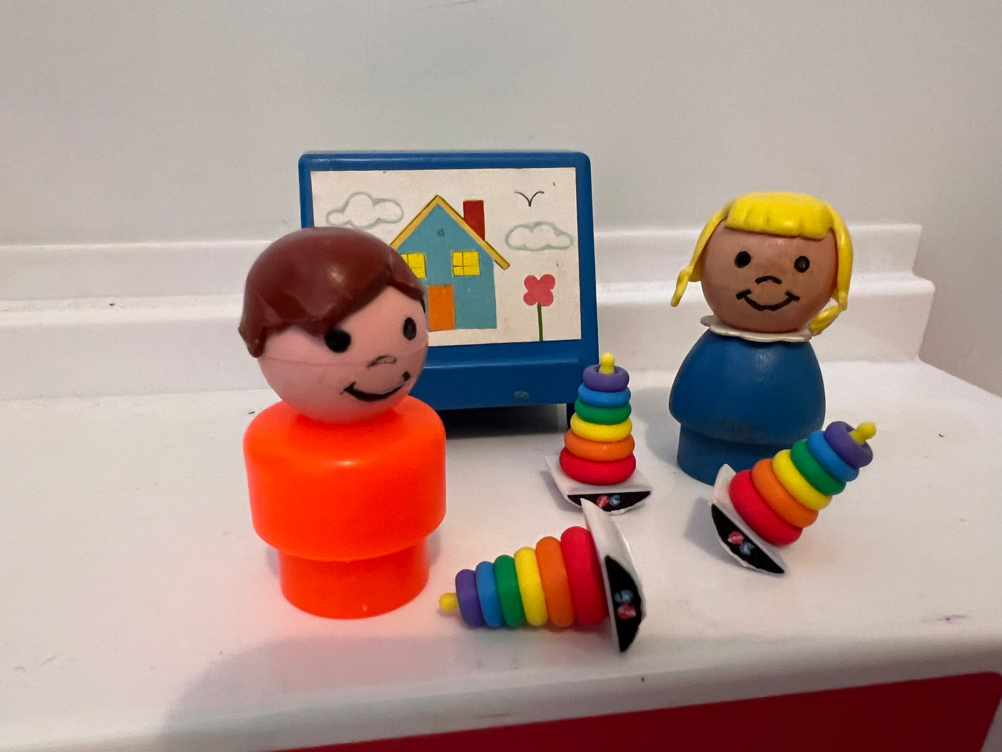 Custom Miniature Vintage Fisher Price Rock-A-Stack
