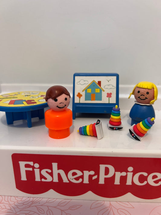 Custom Miniature Vintage Fisher Price Rock-A-Stack