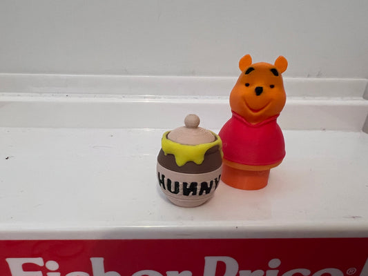 Custom Winnie The Pooh w Hunny Pot