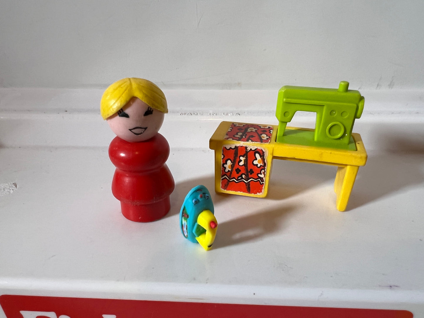 Miniature Vintage Fisher Price Musical Iron
