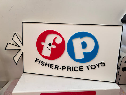 Fisher Price Retro Display Sign