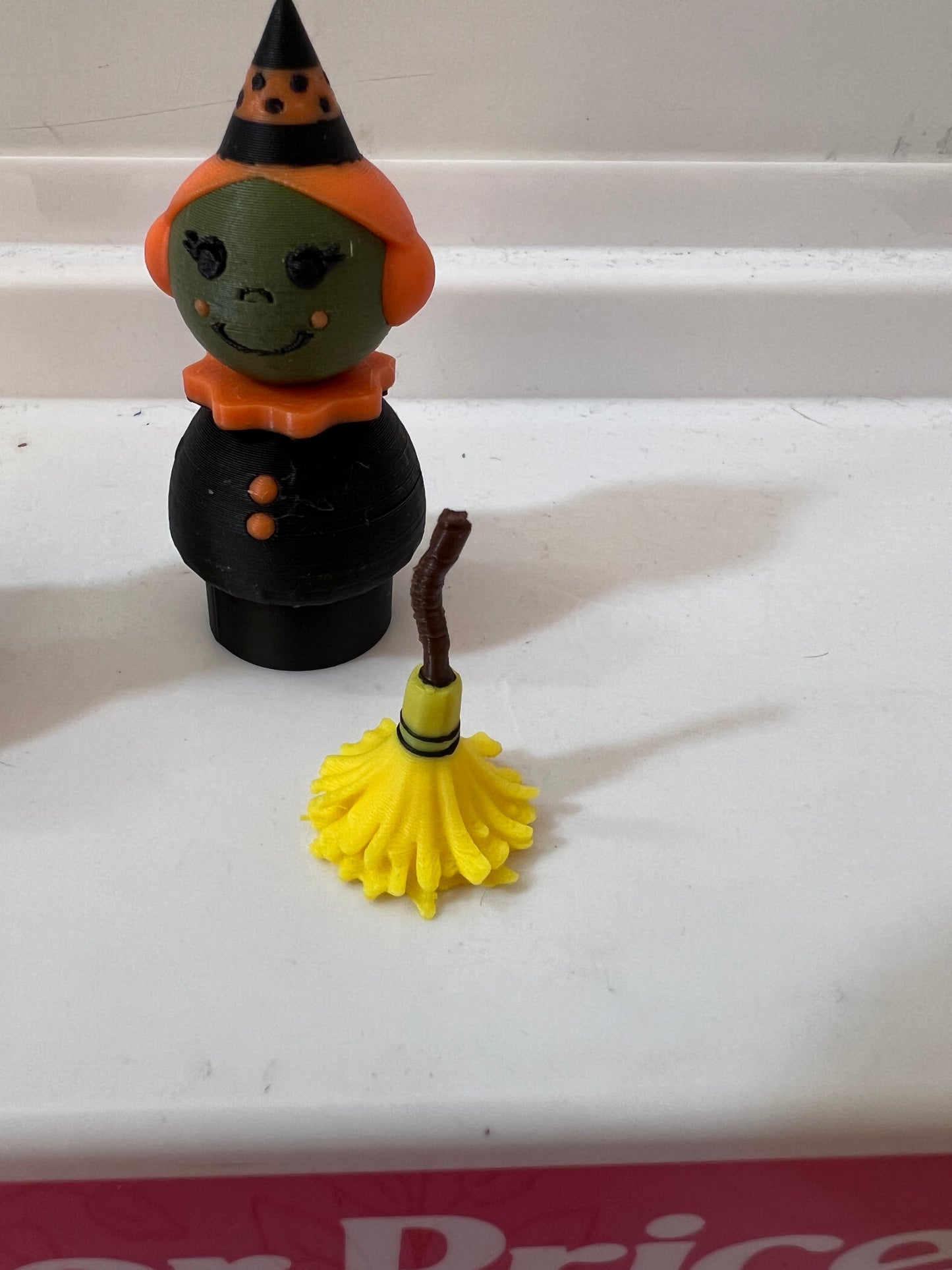 🧹 Custom Free-Standing Broom – Perfect for Your Fisher Price Witches!