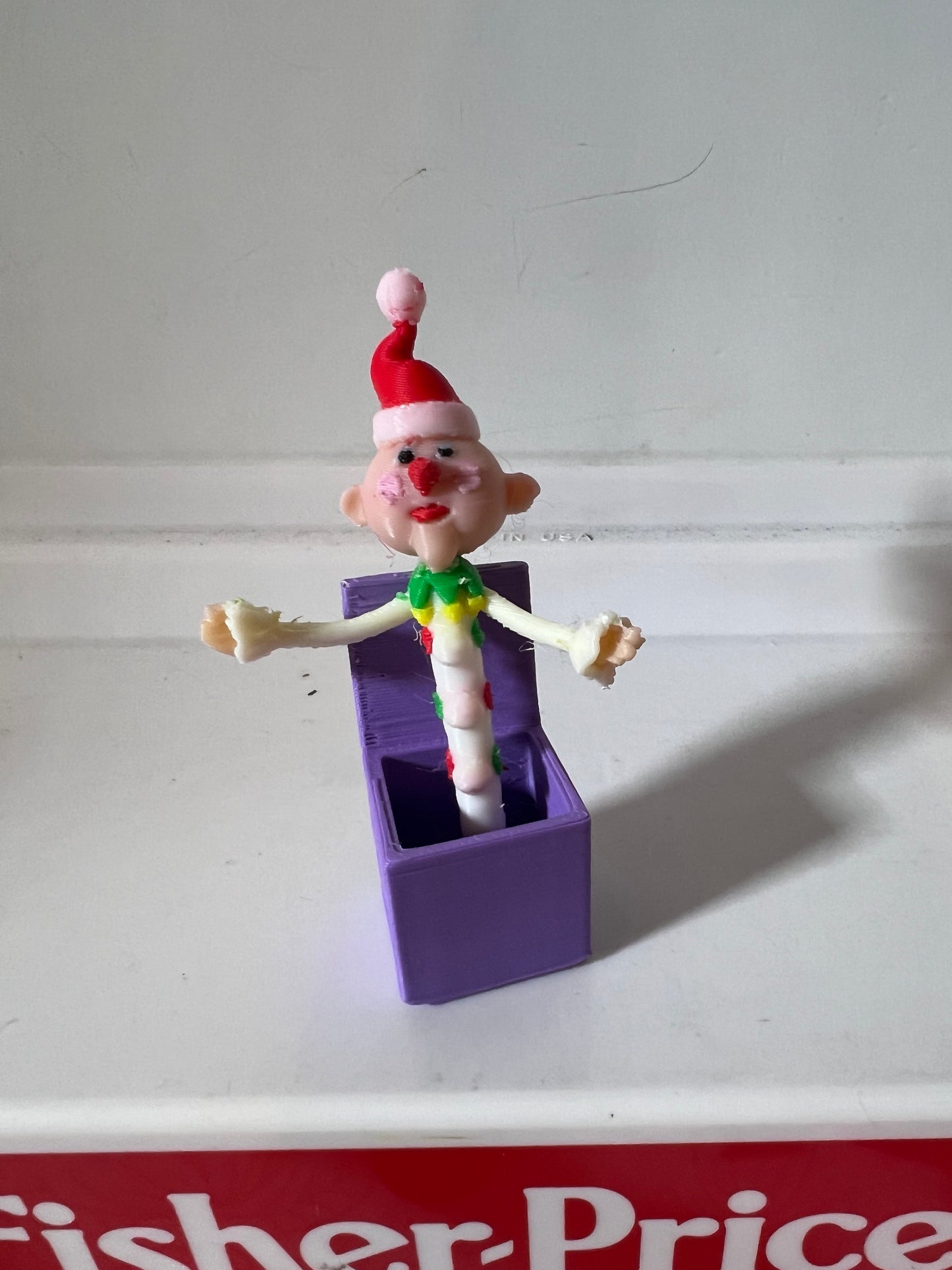 Island of Misfit Toys - Red doll, Airplane, Polka dot Elephant, Charlie in the Box