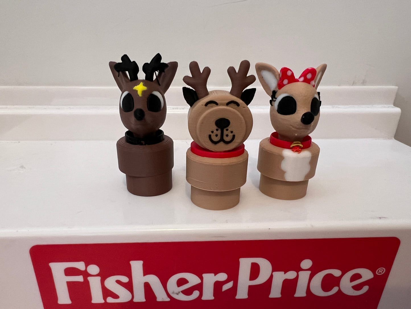 Christmas/Holiday figure - Lucky the Reindeer
