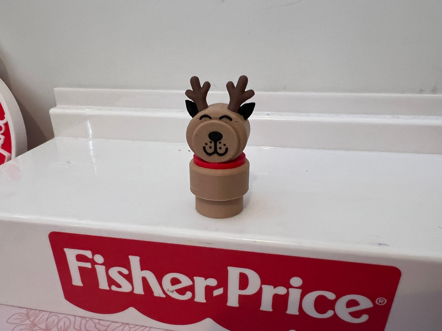 Christmas/Holiday figure - Lucky the Reindeer