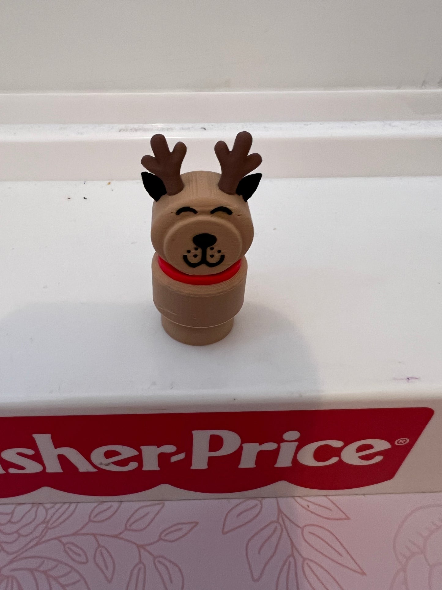 Christmas/Holiday figure - Lucky the Reindeer