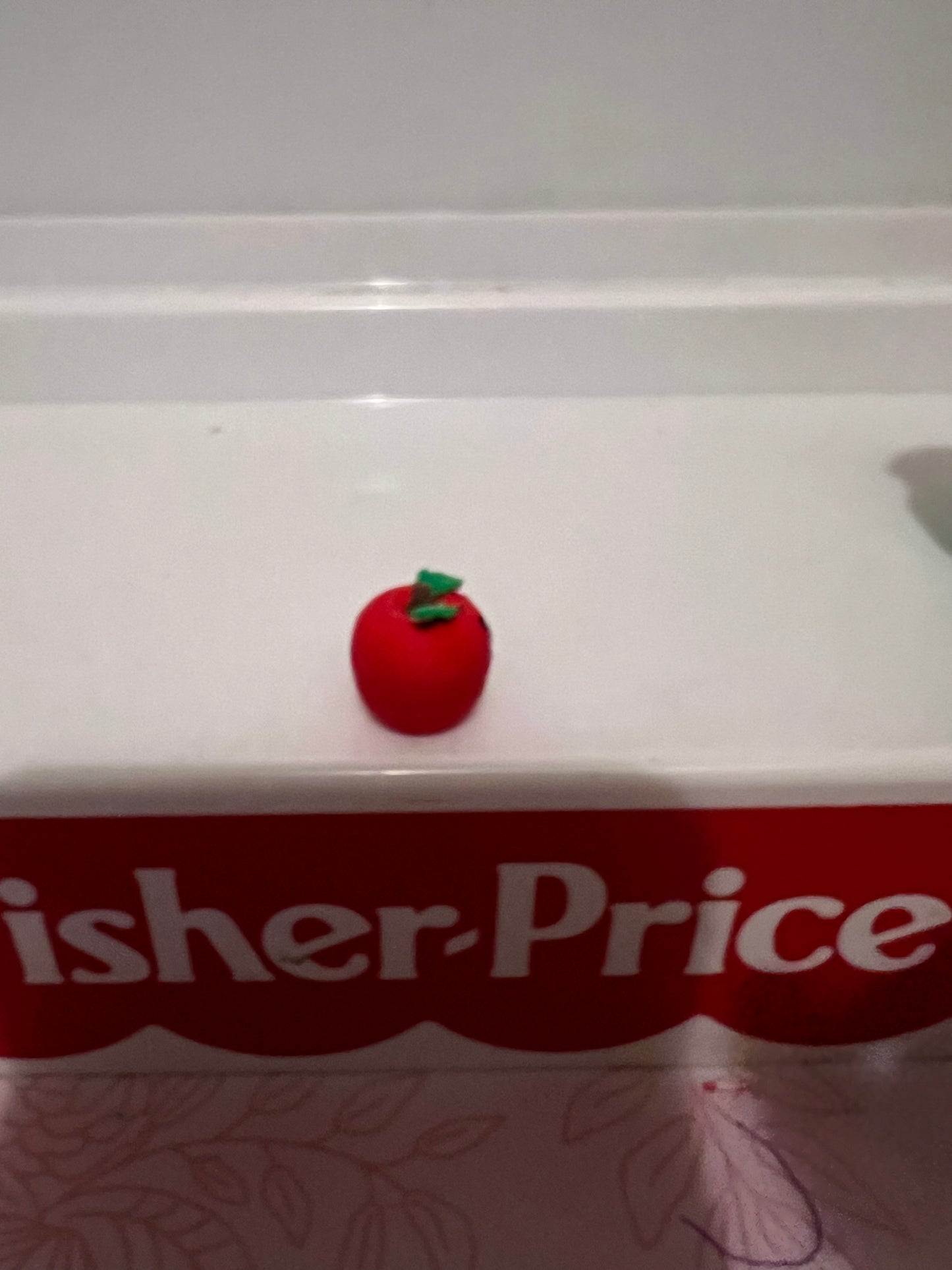 Custom Miniature Vintage Fisher Price Happy Apple