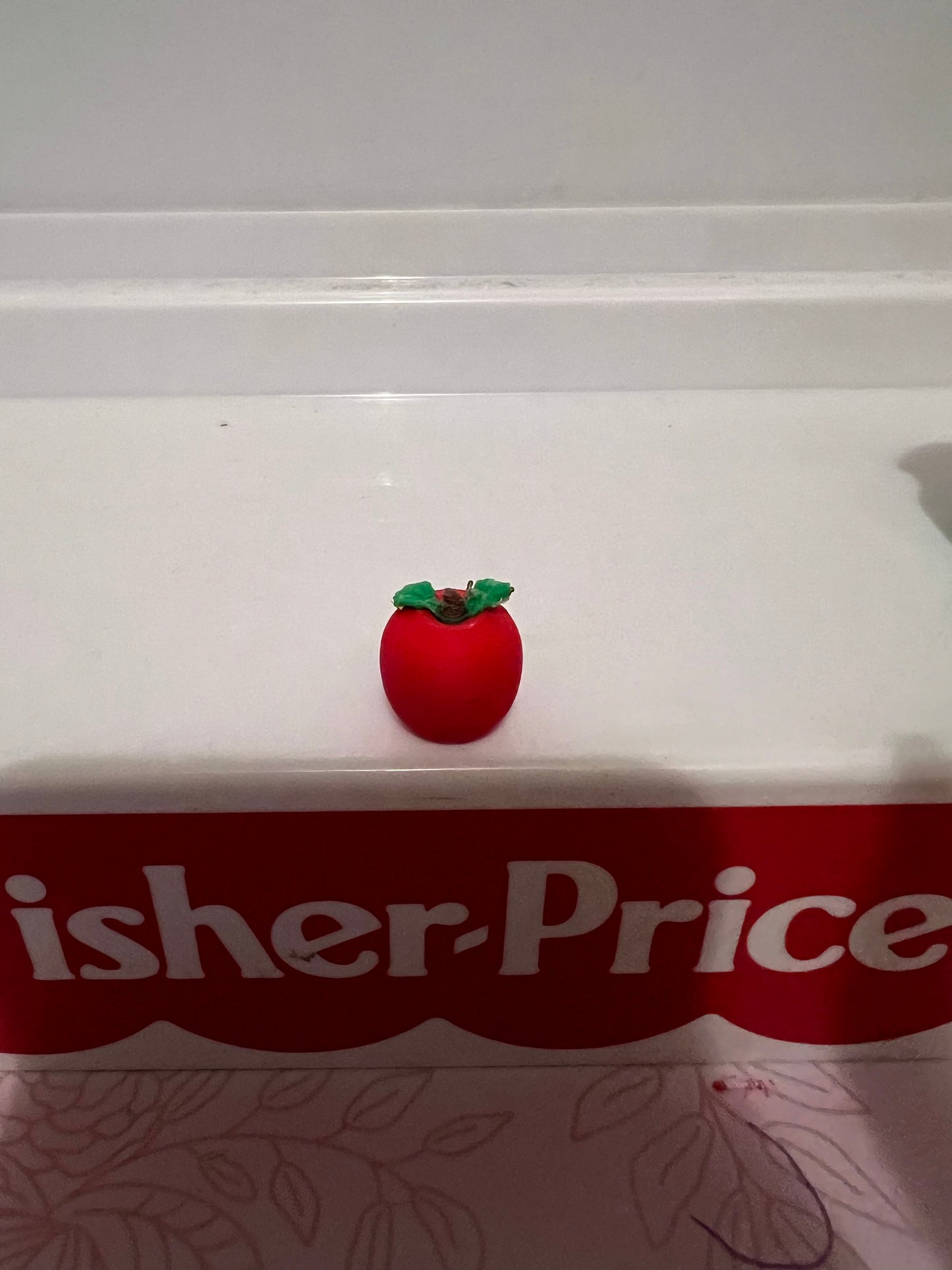 Custom Miniature Vintage Fisher Price Happy Apple