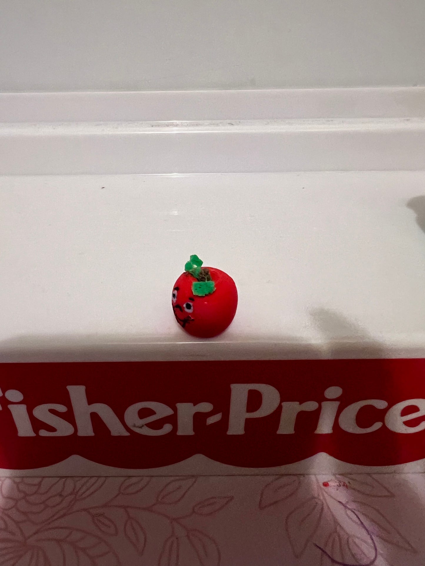 Custom Miniature Vintage Fisher Price Happy Apple