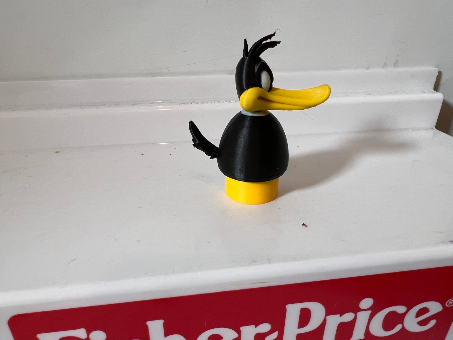 Daffy Duck Inspired Little People Style Custom Figure