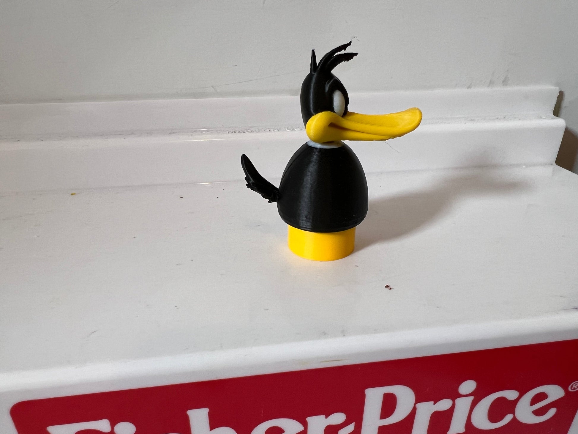 Daffy Duck Inspired Little People Style Custom Figure