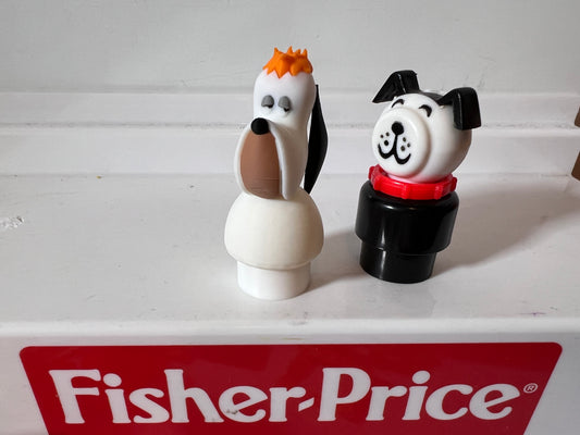 Droopy Dog Custom Little People Figure (FP-Scaled)