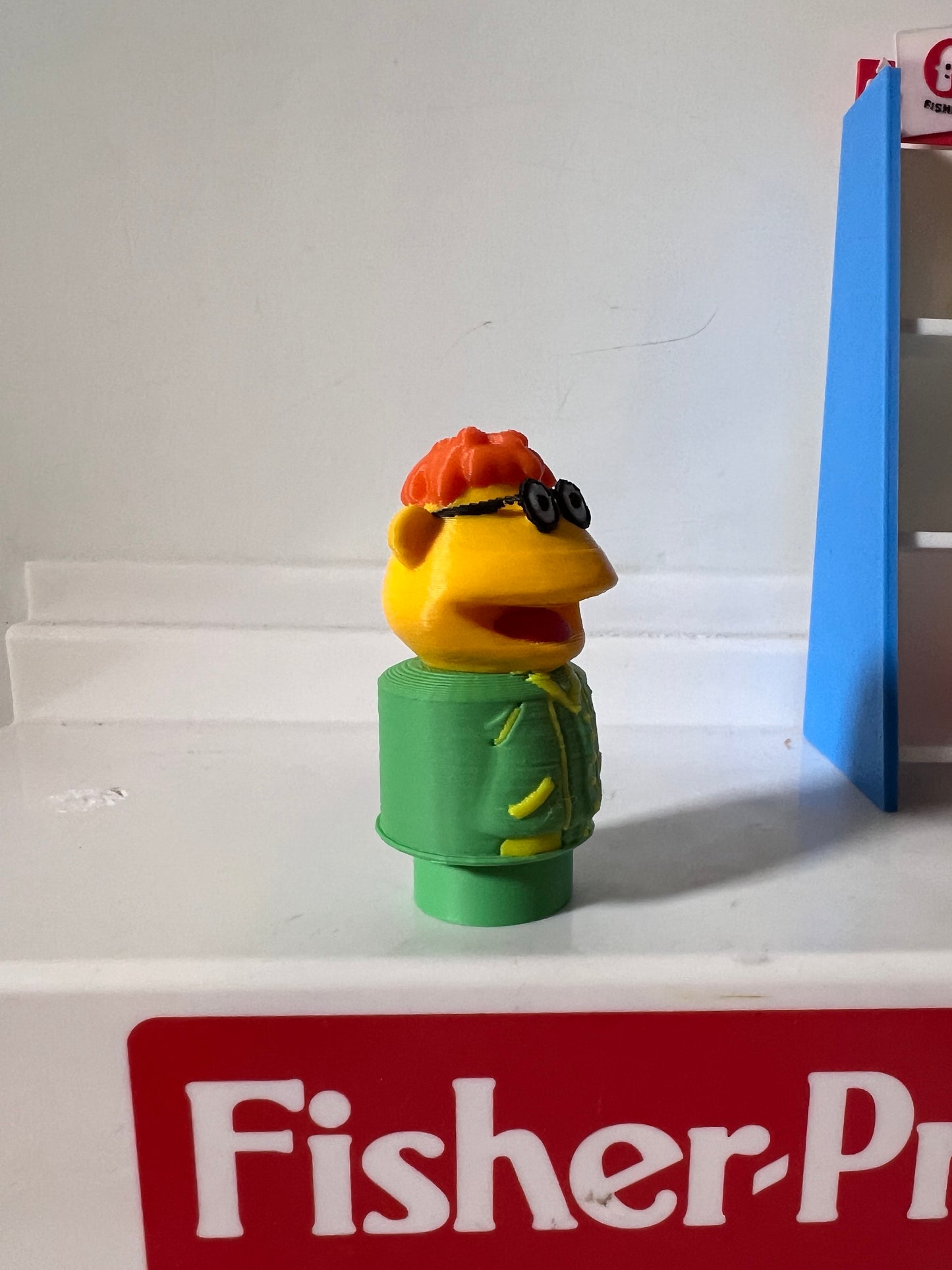 Custom Scooter Muppet Figure for Little People Scale Scenes