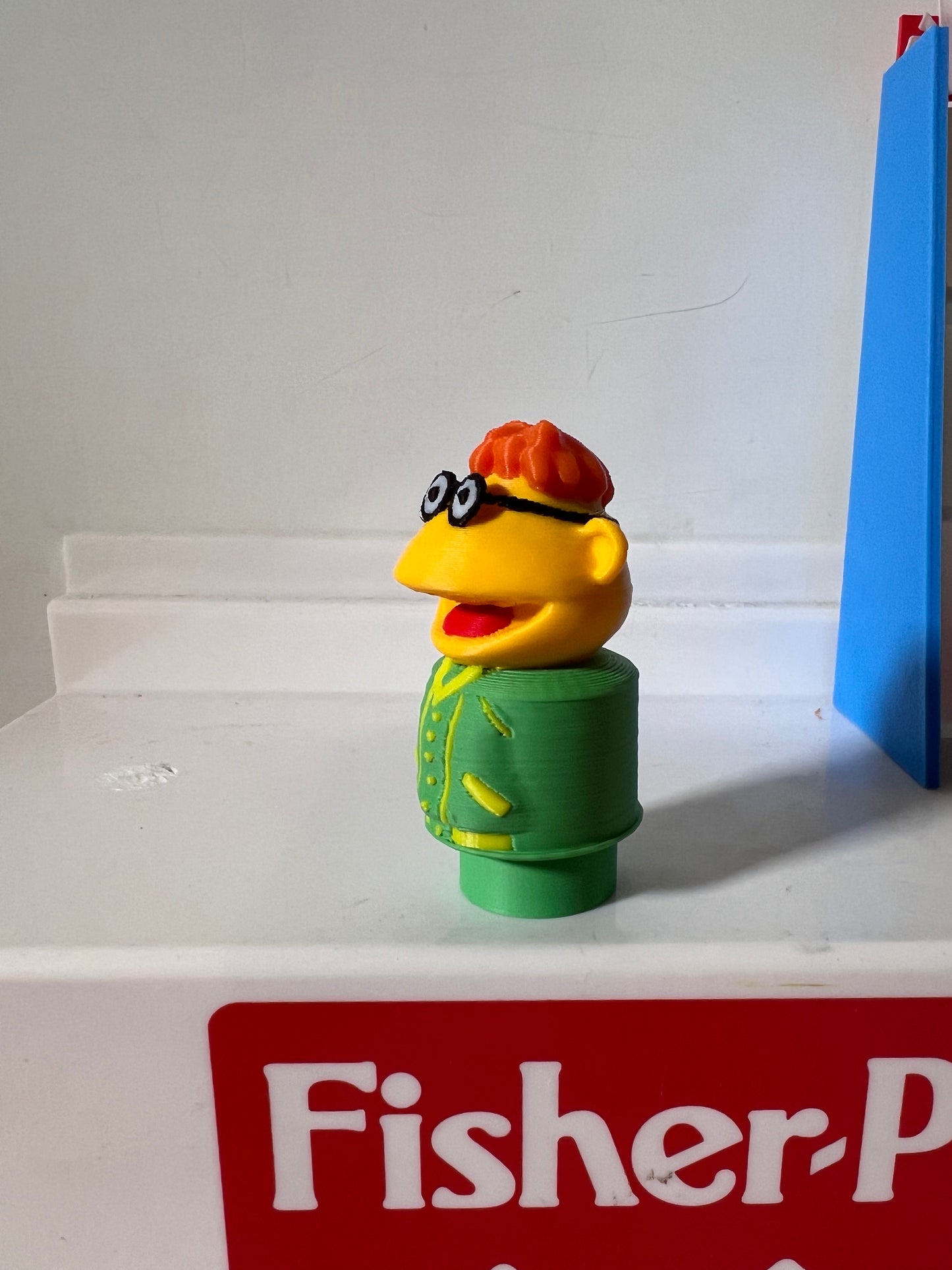Custom Scooter Muppet Figure for Little People Scale Scenes