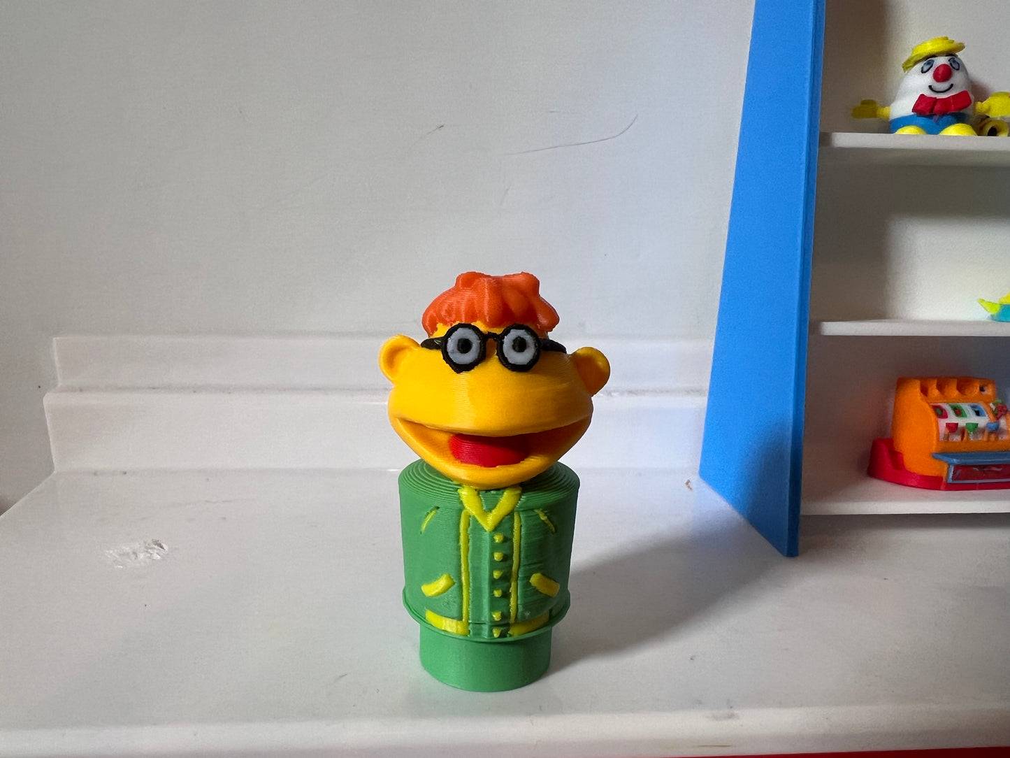 Custom Scooter Muppet Figure for Little People Scale Scenes