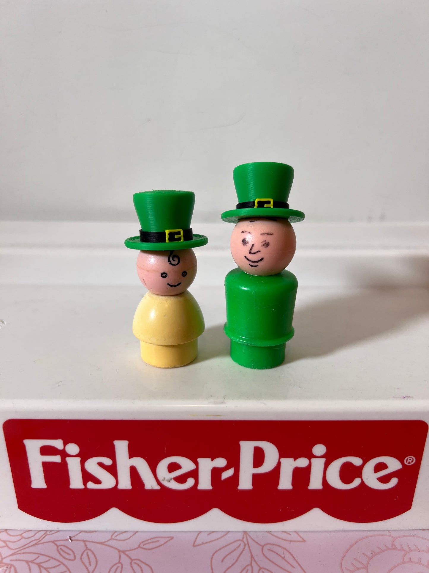 Custom Accessory - Leprechaun hat for vintage Fisher Price figures