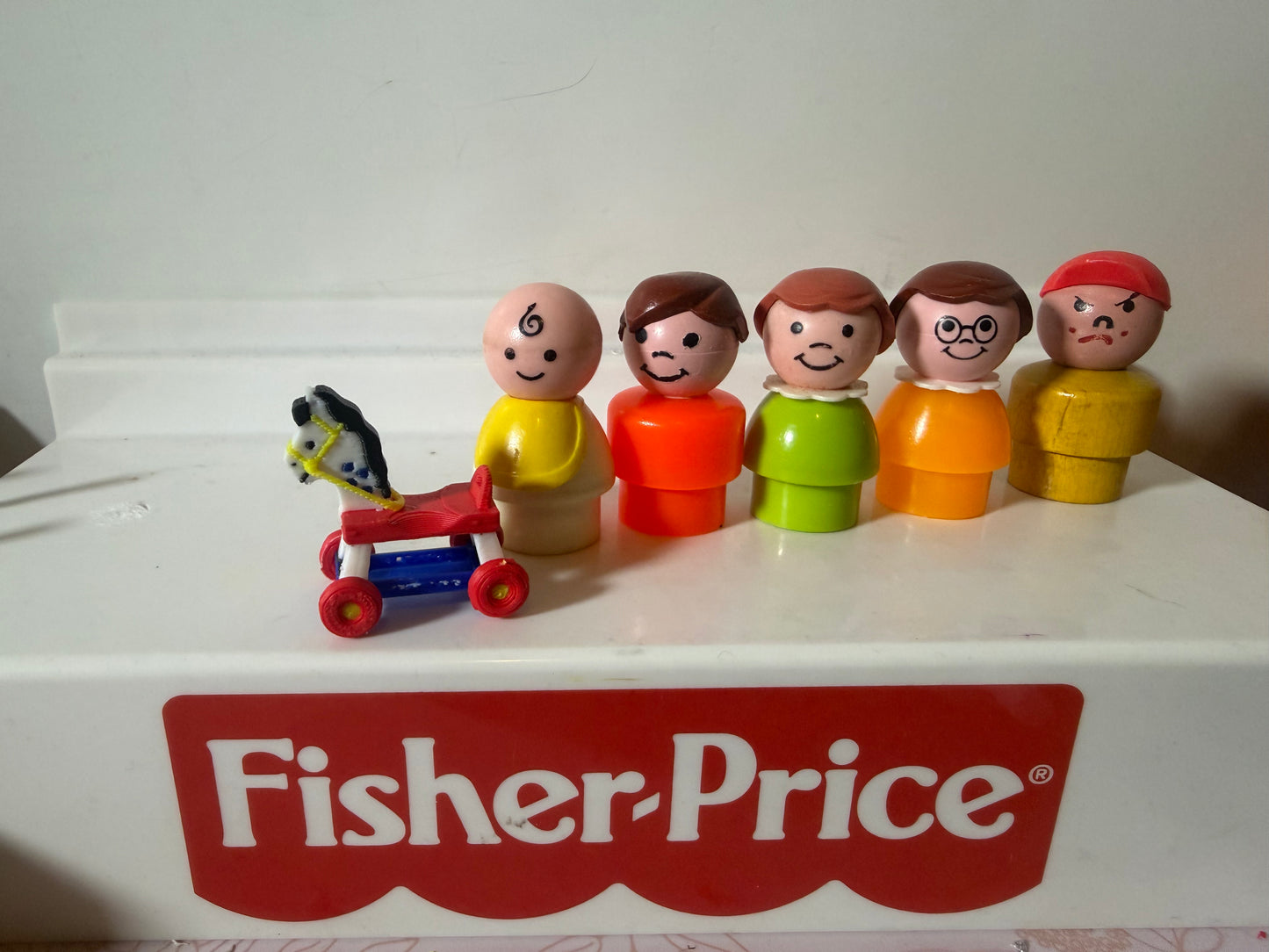 Custom Miniature Vintage Fisher Price Whinny Horse