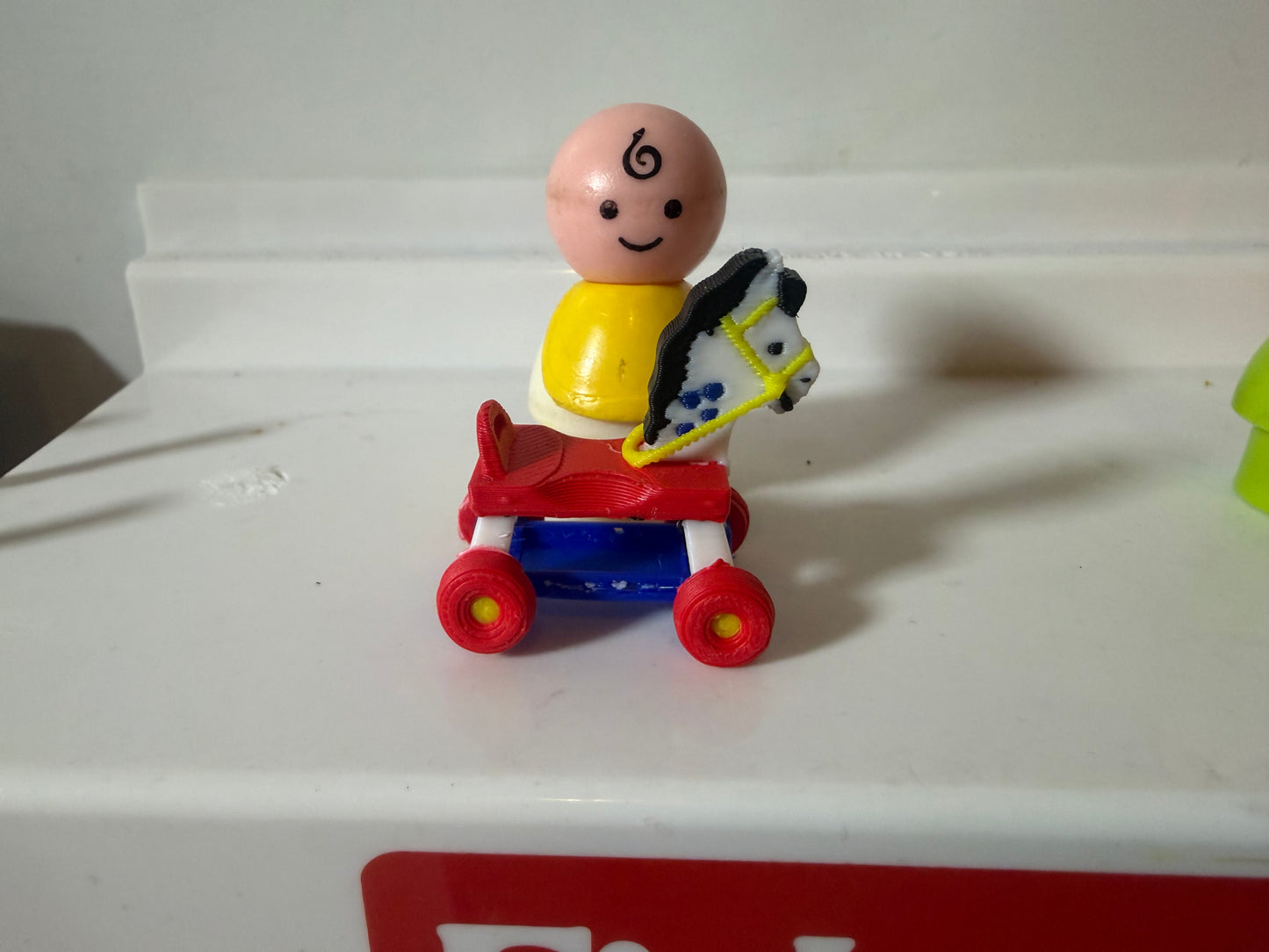 Custom Miniature Vintage Fisher Price Whinny Horse