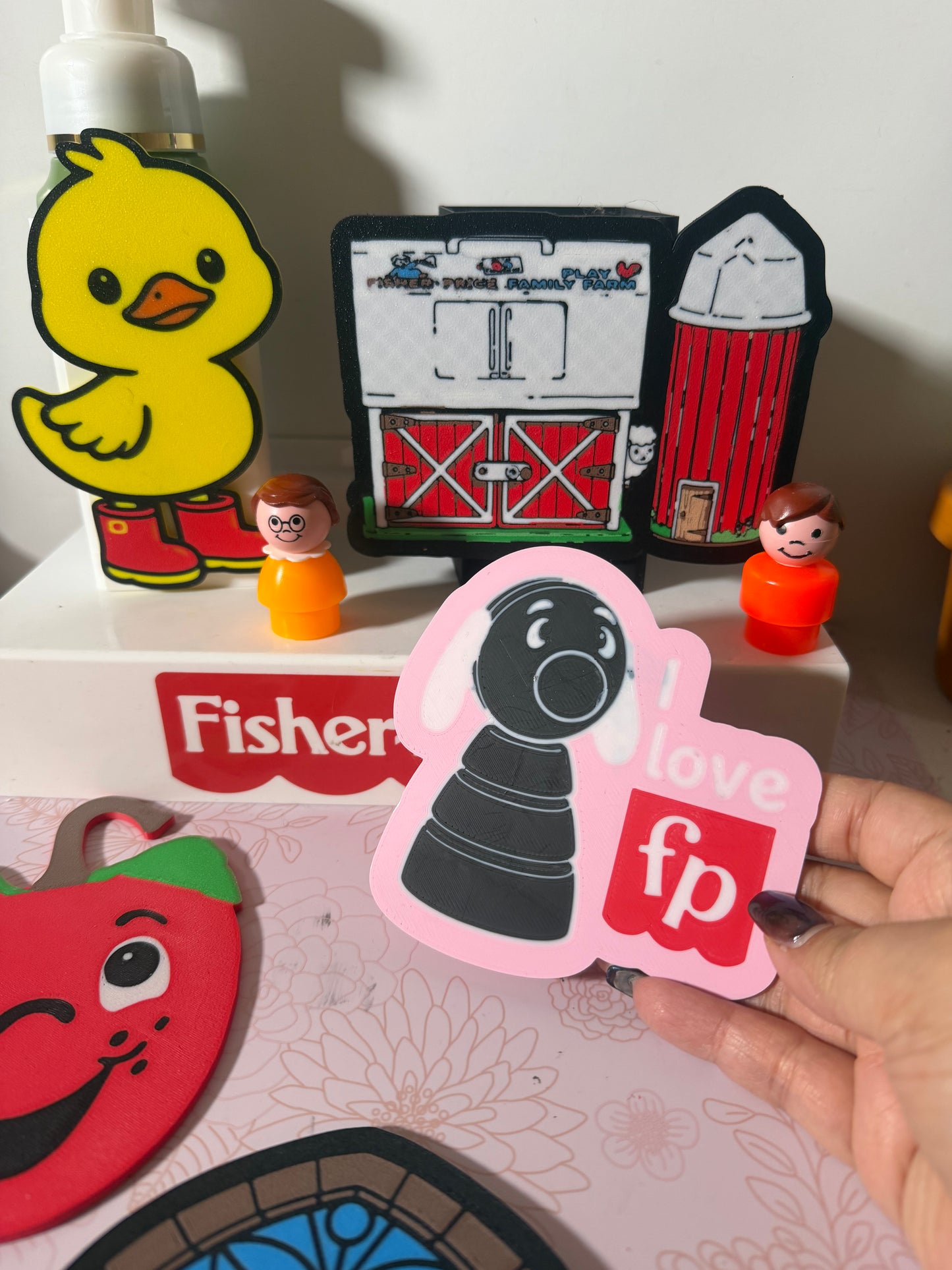 Cute Soap Dispenser – FP Themed Magnetic Swap Faces
