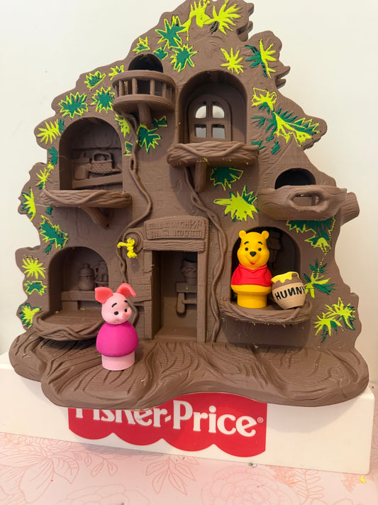Tree House Display Stand – Vintage Little People Scale