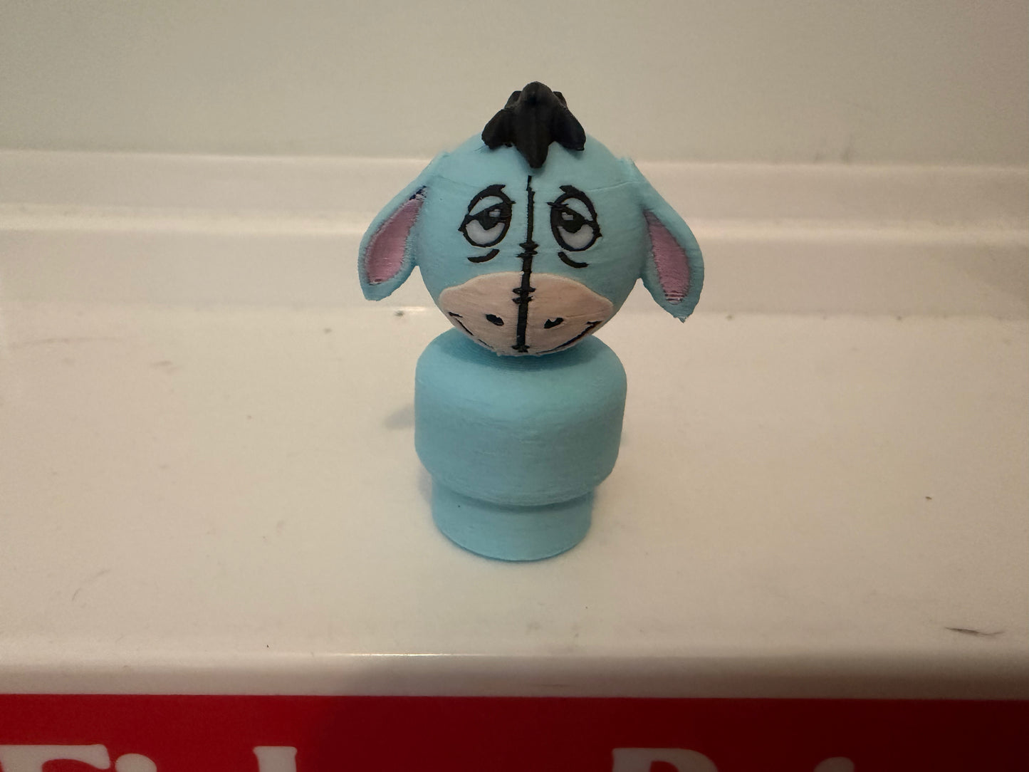 Winnie The Pooh - Custom Eeyore-Inspired Little People Figure | 3D Printed Collectible