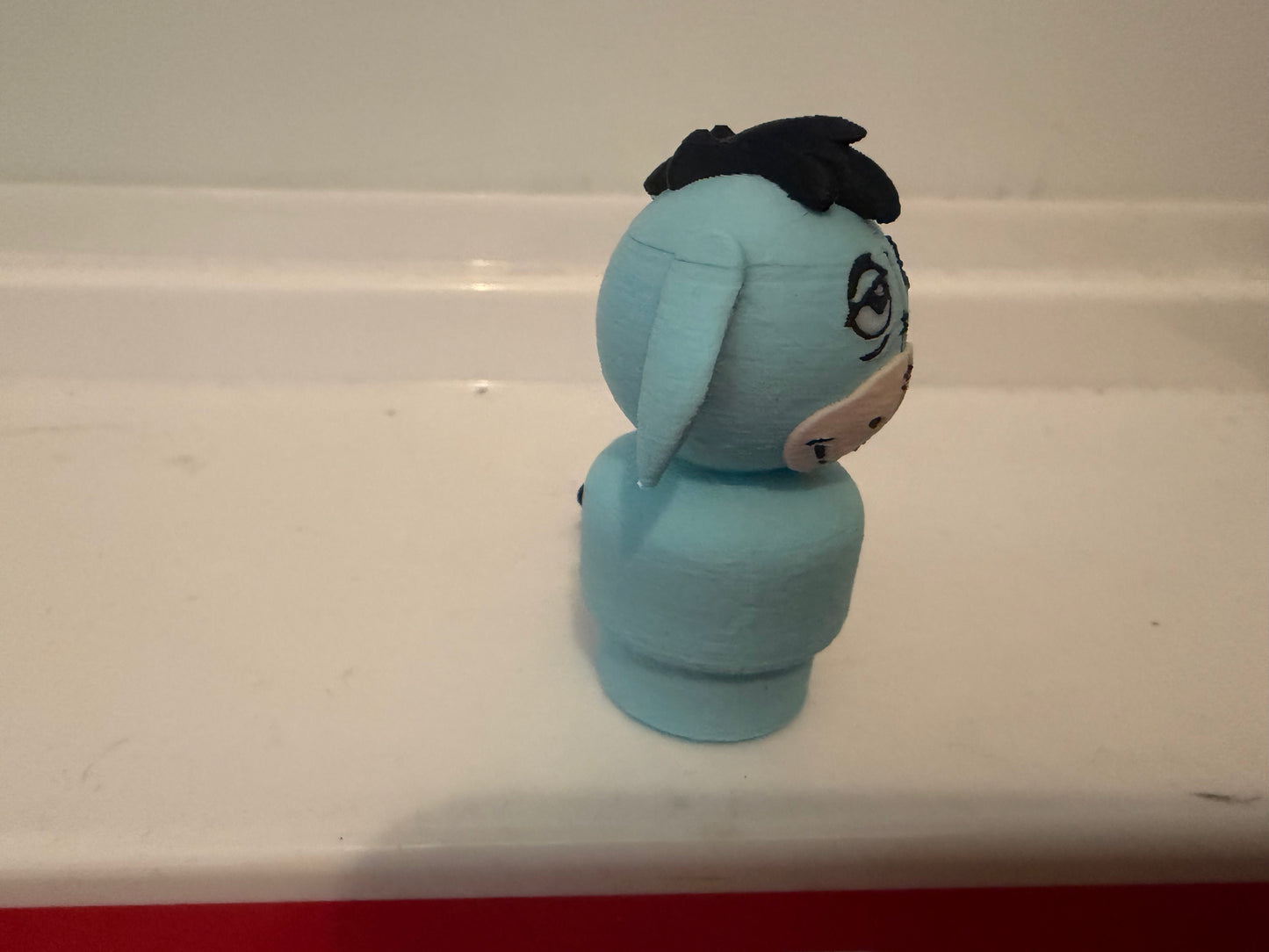 Winnie The Pooh - Custom Eeyore-Inspired Little People Figure | 3D Printed Collectible