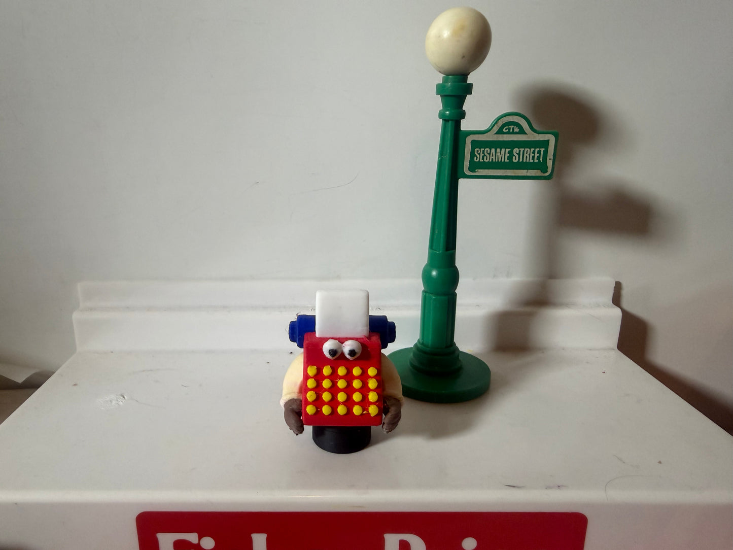 Sesame Street Typewriter Guy Figure | Little People Style Collectible