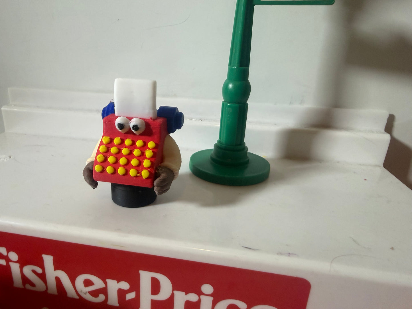 Sesame Street Typewriter Guy Figure | Little People Style Collectible