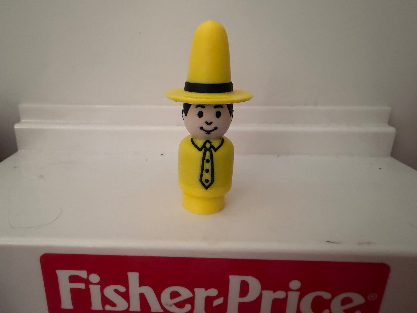Classic Storybook - Curious George Man in the Yellow Hat Figure | Little People Style Collectible