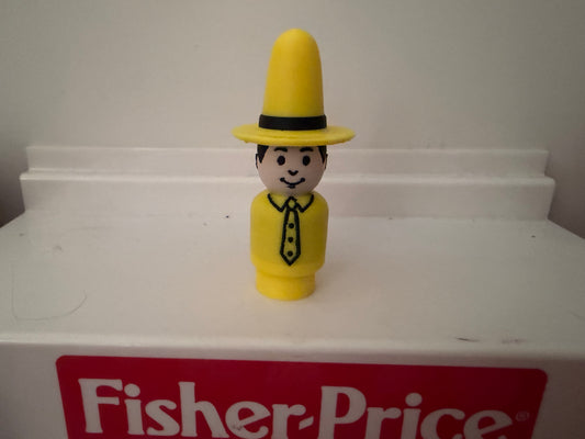 Classic Storybook - Curious George Man in the Yellow Hat Figure | Little People Style Collectible