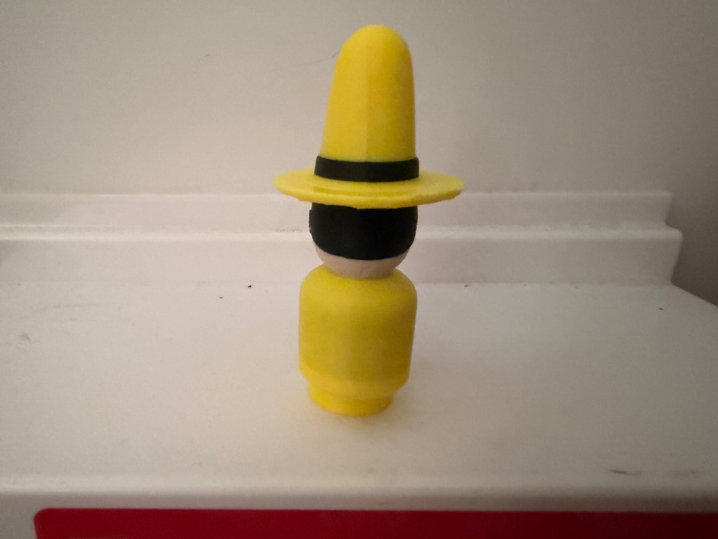 Classic Storybook - Curious George Man in the Yellow Hat Figure | Little People Style Collectible