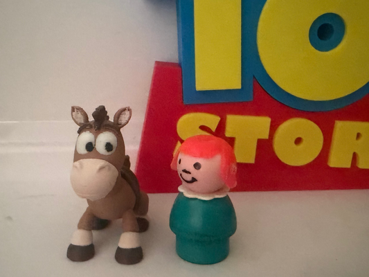 Toy Story - Custom Bullseye Inspired Figure | Little People Style Collectible