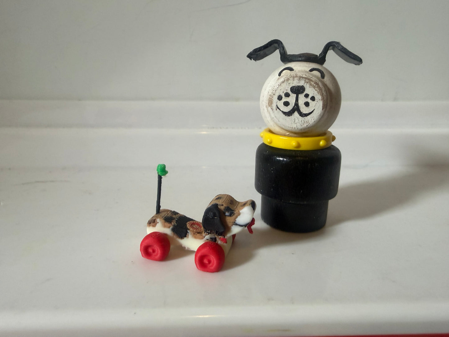Custom Miniature Vintage Fisher Price Snoopy Pull Toy