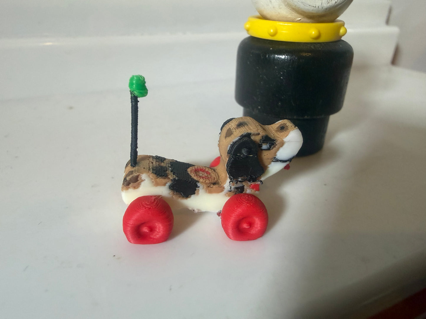 Custom Miniature Vintage Fisher Price Snoopy Pull Toy