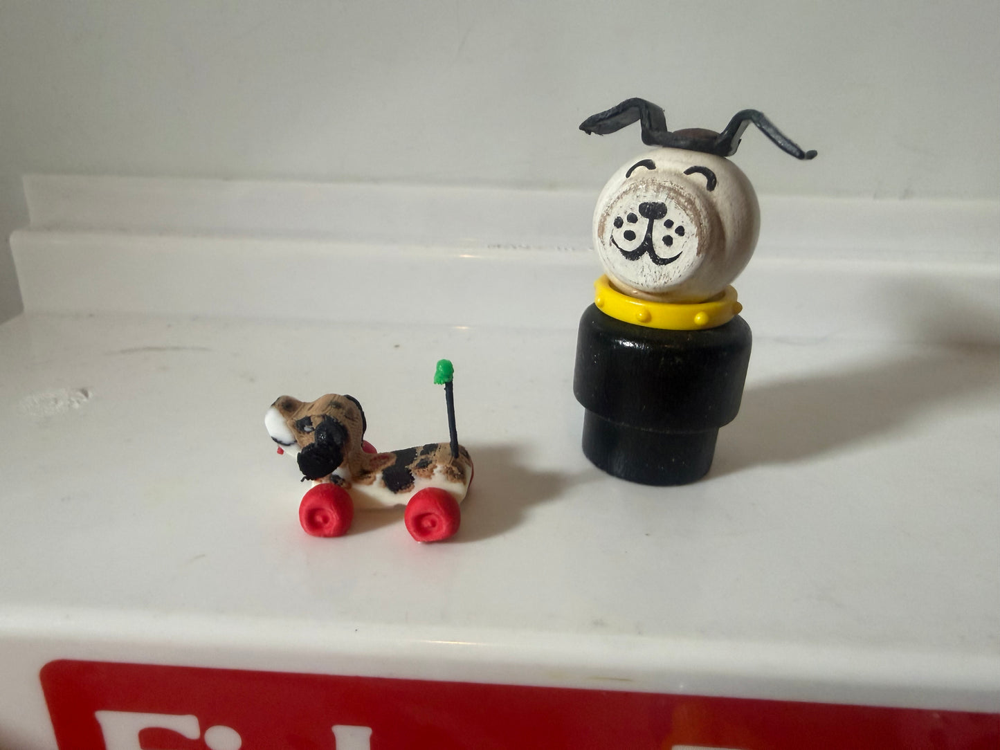Custom Miniature Vintage Fisher Price Snoopy Pull Toy