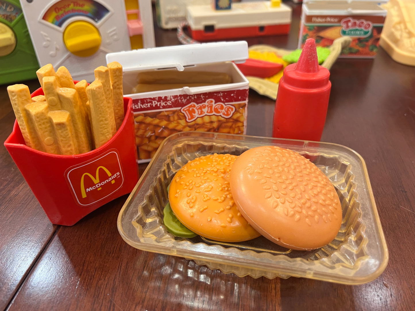 Vintage Fisher Price Fun w Food Fries Lot