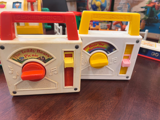 Working Vintage Fisher Price Music Radios