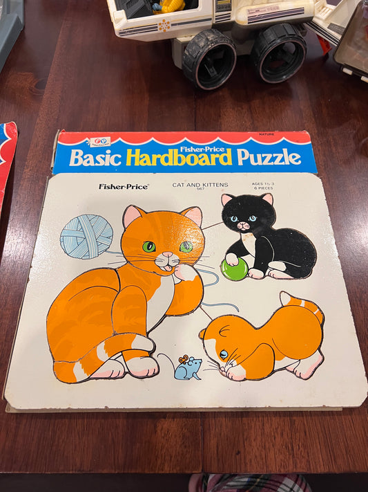 Vintage 1975 Cats & Kitten Puzzle #567
