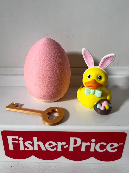 Custom Easter Duck w Secret Egg Lot