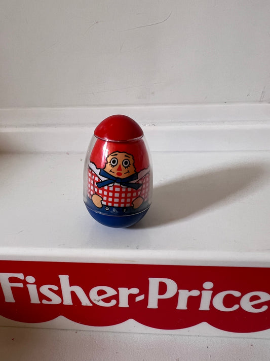 Weeble Wobble Figure - Raggedy Ann