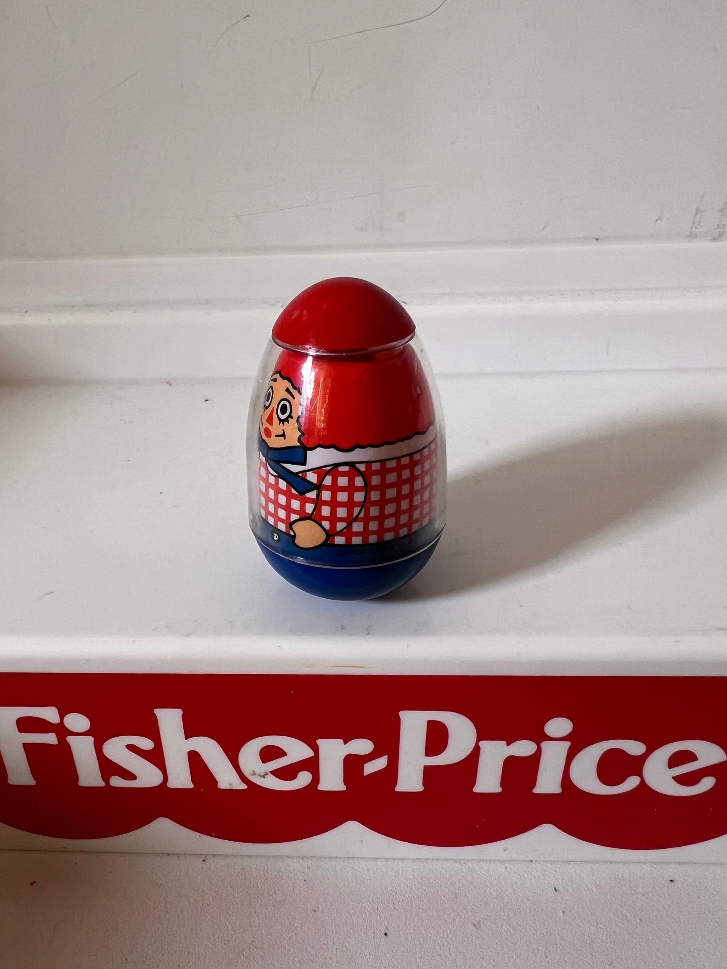 Weeble Wobble Figure - Raggedy Ann
