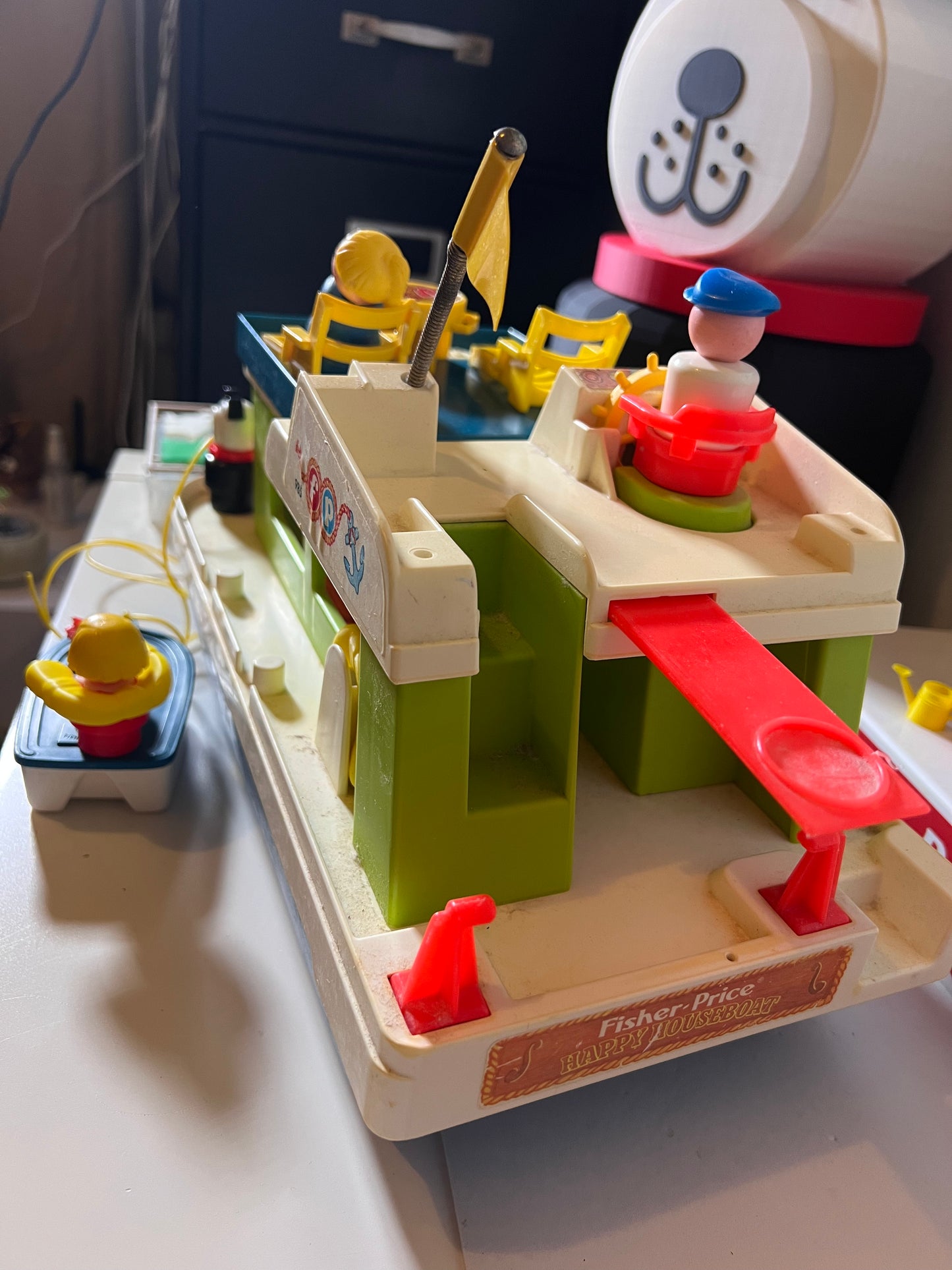 Vintage 1972 Fisher Price House Boat #985