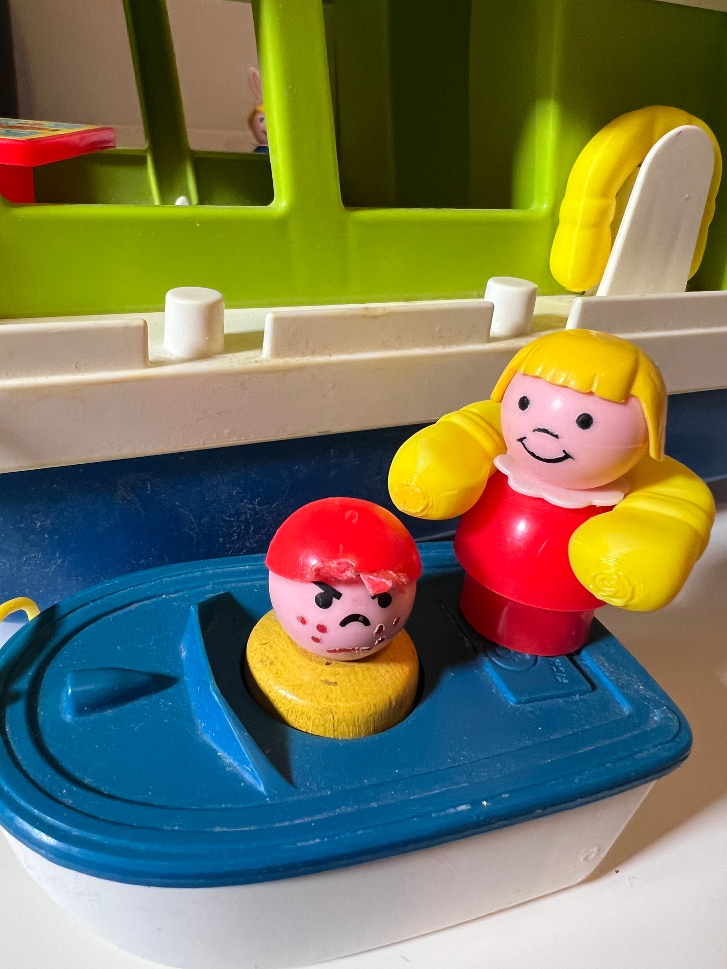 Vintage 1972 Fisher Price House Boat #985