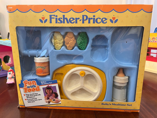 Vintage Fisher Price Fun w Food - Baby Food w ORIG Box