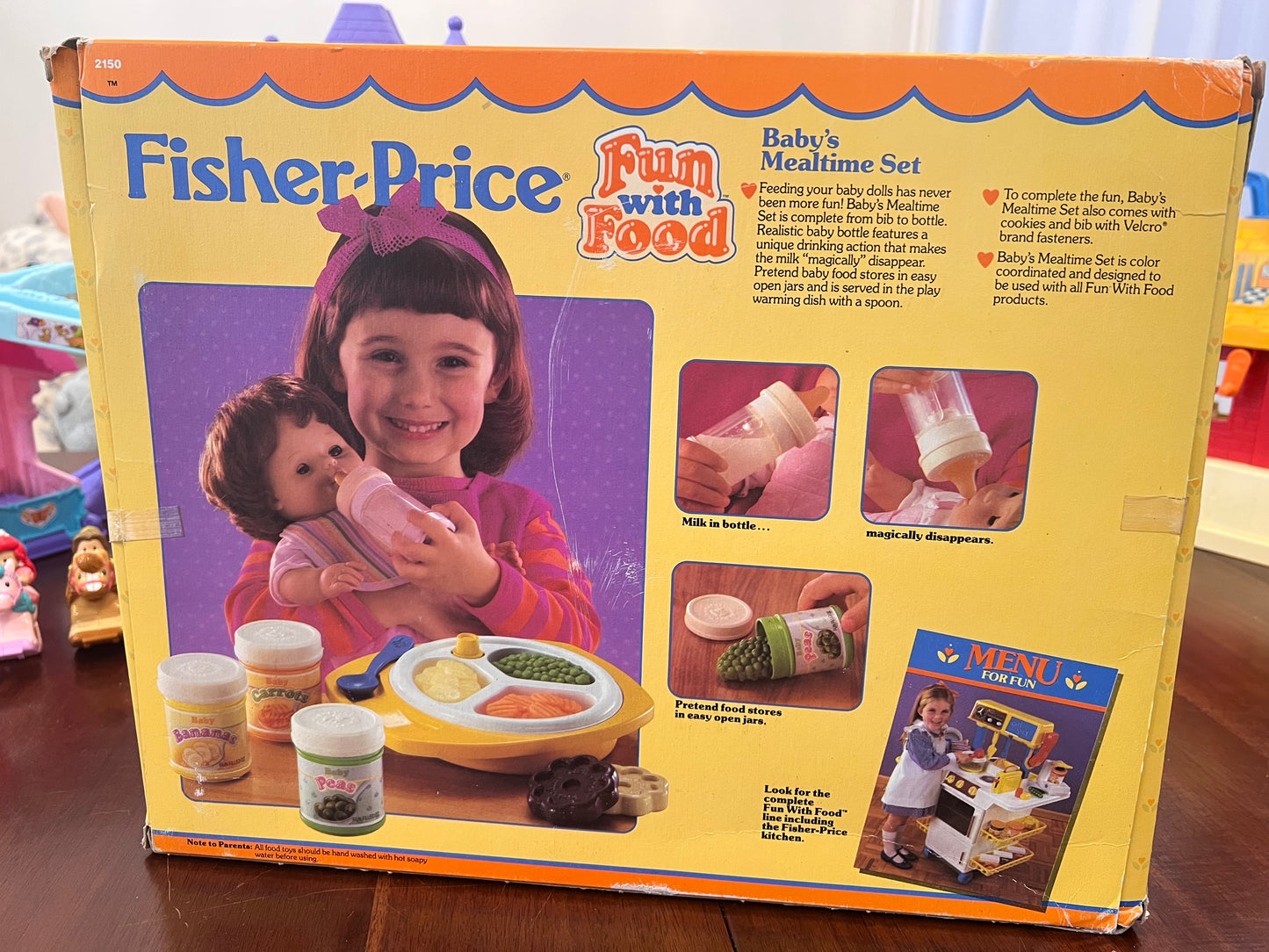 Vintage Fisher Price Fun w Food - Baby Food w ORIG Box