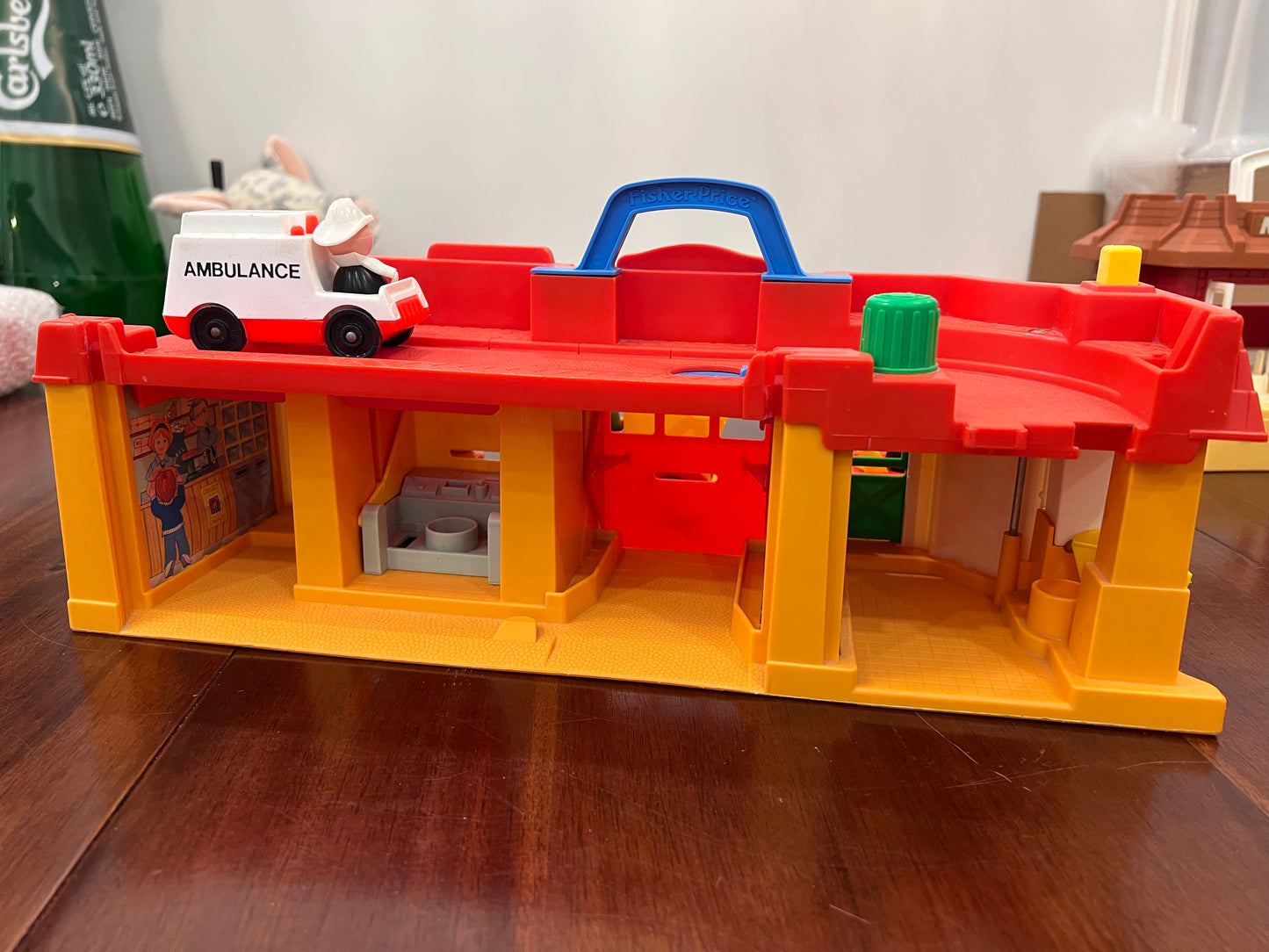 Vintage Fisher Price Main Street Lot
