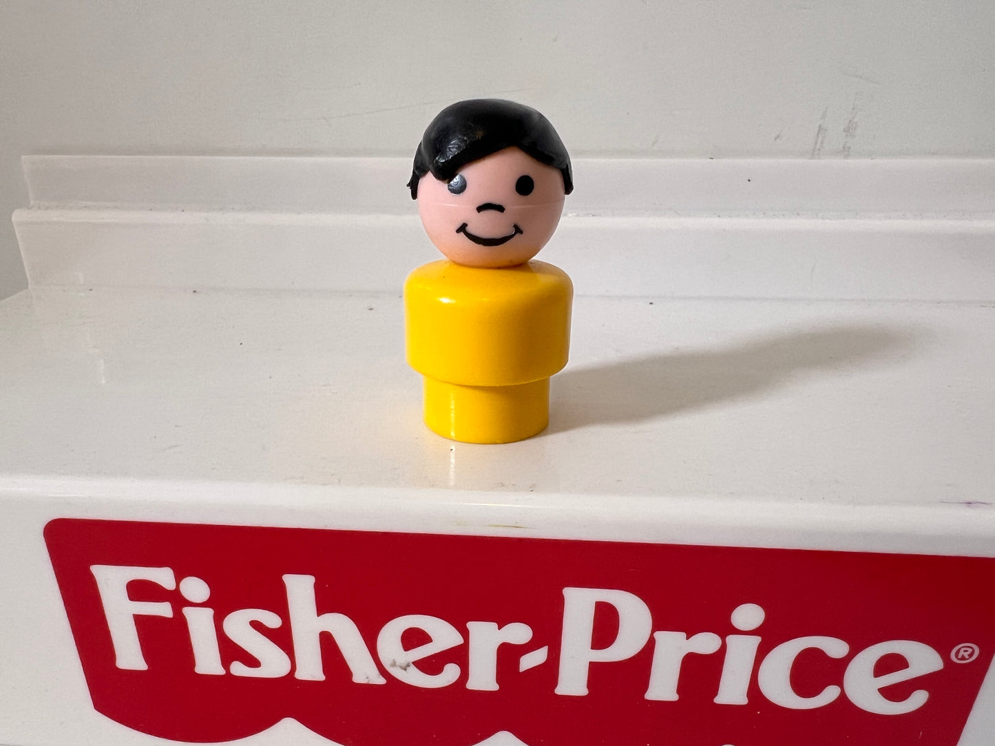 Super Hard to Find McD Boy Figure - Yellow body w Black Hair