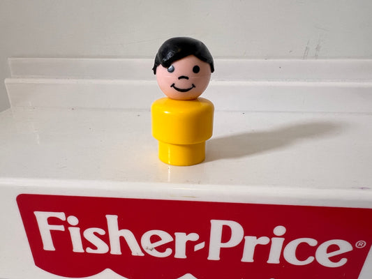 Super Hard to Find McD Boy Figure - Yellow body w Black Hair