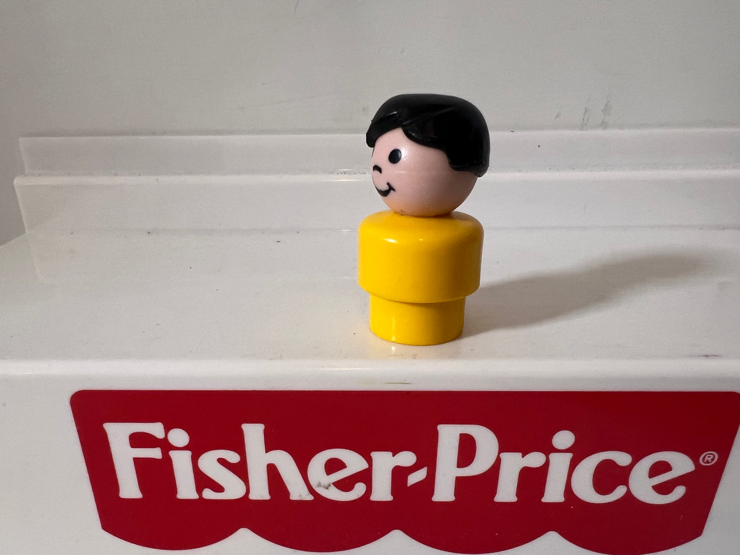 Super Hard to Find McD Boy Figure - Yellow body w Black Hair